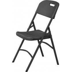 Cateringová židle - černá, max. nosnost 180 kg., 540x440x(H)840mm