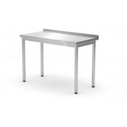 Přístěnný pracovní stůl, svařovaný, hloubka 600 mm, 1200x600x(H)850mm