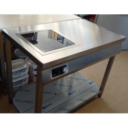 stůl s vestavnou indukcí PR 3,5 kW - 1000x600 mm