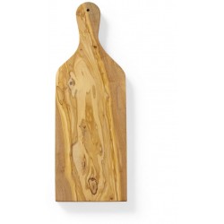 Deska servírovací z olivového dřeva, s úchytem, HENDI, 400x140x(H)18mm