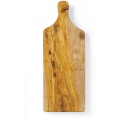 Deska servírovací z olivového dřeva, s úchytem, HENDI, 600x200x(H)18mm