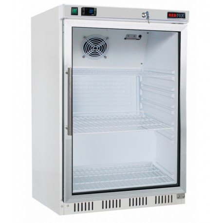 DR 200G - Skříň chladicí 130 l, prosklené dveře, bílá