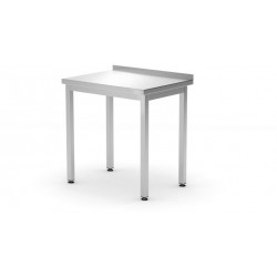 Přístěnný pracovní stůl, šroubovaný, hloubka 600 mm, HENDI, Kitchen Line, 800x600x(H)850mm