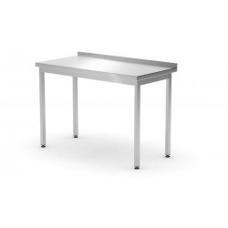 Přístěnný pracovní stůl, šroubovaný, hloubka 600 mm, HENDI, Kitchen Line, 1200x600x(H)850mm