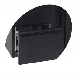 TEFCOLD CBC 410 Minibar, plné křídlové dveře, černá