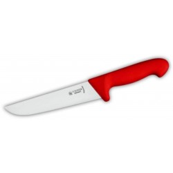 Nůž řeznický 24 cm, červený