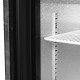 TEFCOLD DB126H Minibar prosklené křídlové dveře, černá