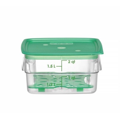 Nádoba na potraviny CamSquares Fresh Pro , Cambro, 1,9L, Průhledná, 191x191x(H)98mm