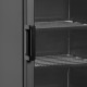 TEFCOLD UFSC371G Black Mrazicí skříň prosklené dveře, černá