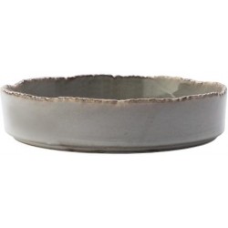 Samto talíř mělký pr. 20,5 cm, šedý