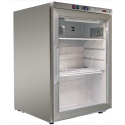 lednice nerez DRR 200 GS prosklené dveře
