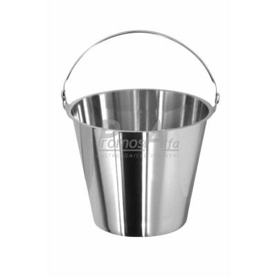 Vědro bez podstavy (Ø310 mm, 12 l) nerez