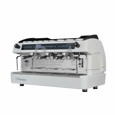 Třípákový kávovar COMPASS III DualBoiler (bílý)