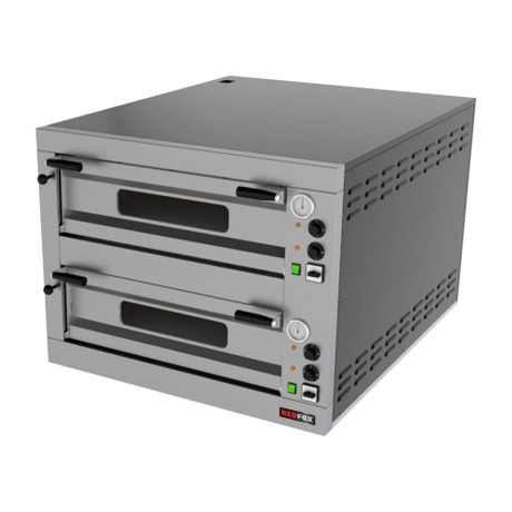 E-12 Pizza pec dvoupatrová nerez