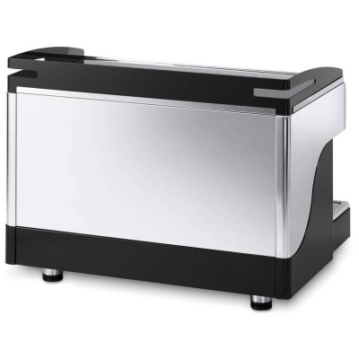KÁVOVAR TOUCH SAE/2 DSP DVOUPÁKOVÝ - ELEKTRONICKÉ OVLÁDÁNÍ A DISPLEJ - NEREZ/ČERNÁ