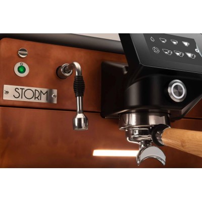 KÁVOVAR STORM SAEP/2 DSP DVOUPÁKOVÝ - ELEKTRONICKÉ OVLÁDÁNÍ A DISPLEJ