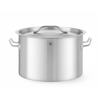 hrnec střední nerez s poklicí Budget line 23L, o350x(H)240mm