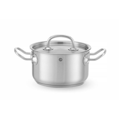 Střední hrnec s pokličkou, HENDI, Kitchen Line, 1,9L, ⌀160x(H)95mm