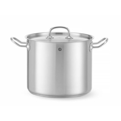 Vysoký hrnec s poklicí, HENDI, Kitchen Line, 9L, ⌀240x(H)200mm
