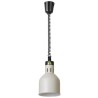 Výškově nastavitelná ohřívací lampa válcová, HENDI, Bílá, 230V/375W, ⌀175x(H)250mm
