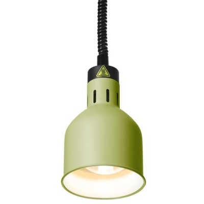 Výškově nastavitelná ohřívací lampa válcová, HENDI, Zelená, 230V/250W