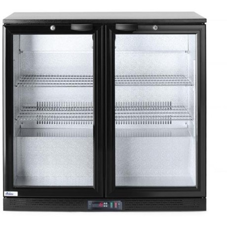 Zadní barová dvoudveřová chladnička, Arktic, 180L, Černá, 220-240V/160W, 900x540x(H)890mm