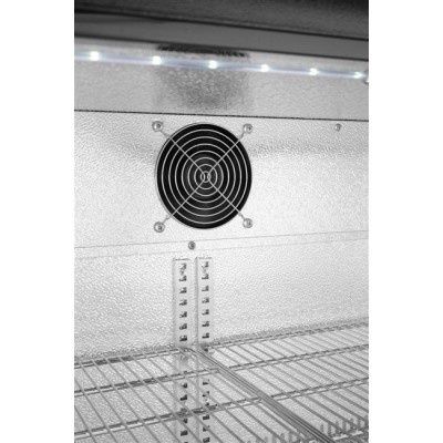 Zadní barová dvoudveřová chladnička, Arktic, 180L, Černá, 220-240V/160W, 900x540x(H)890mm