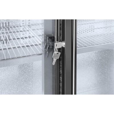 Barová chladnička s trojitými posuvnými dveřmi, Arktic, 308L, Černá, 220-240V/160W, 1350x520x(H)865mm