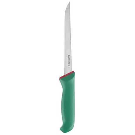 Nůž na filetování ryb ohebný, HENDI, Zelená, (L)330mm