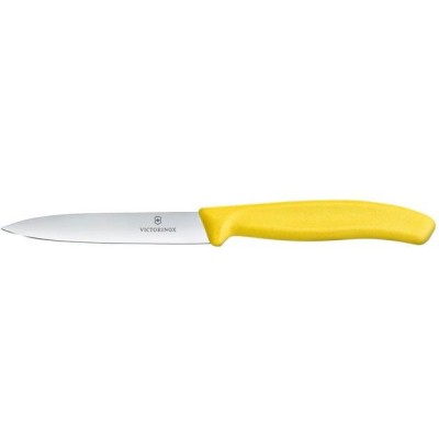 Nůž na zeleninu hladký, Victorinox, Žlutá, (L)212mm