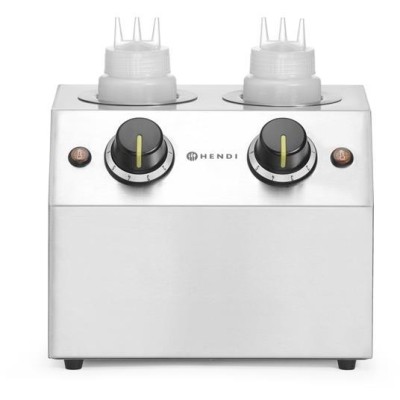 Ohřívač omáček dvojitý, HENDI, 1,3L, 220-240V/400W, 270x223x(H)282mm