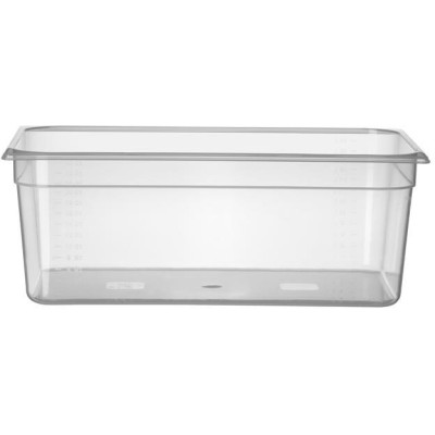 Kontejner GN 1/1 polypropylen, HENDI, Profi Line, GN 1/1, 28L, Průhledná, 530x325x(H)200mm