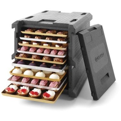 Termoizolační kontejner Profi Line 9x 600x400 mm – cateringový, 128L, 540x700x(H)640mm