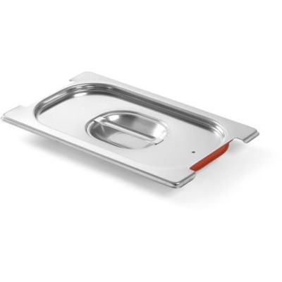 Víko pro nádoby GN se silikonovým těsněním a výřezem pro rukojeti, HENDI, GN 1/4, 265x162mm