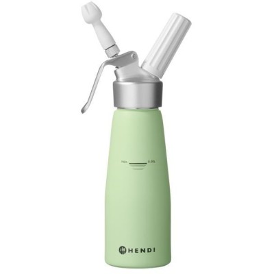 Syfon do bitej śmietany, HENDI, 0,5L, zielony, o80x(H)260mm