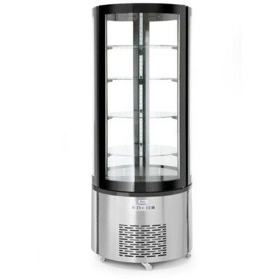 Chladicí vitrína, kulatá, Arktic, 360L, 220-240V/460W, ⌀680x(H)1755mm
