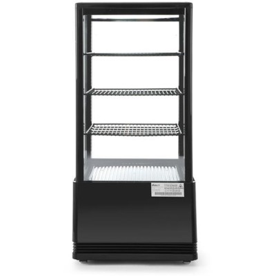 Chlazená skříň displeje, 78 l, Arktic, černá, 230V/170W, 444x397x(H)940mm