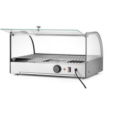 Vyhřívaný pultový displej, HENDI, jedno patro, Černá, 220-240V/800W, 554x376x(H)311mm