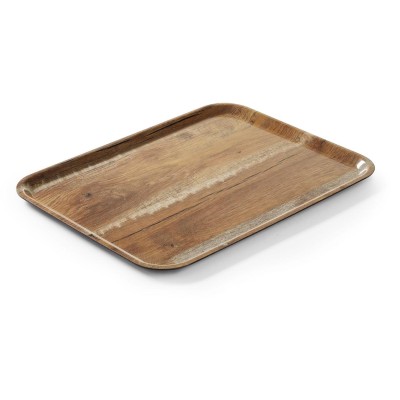 Servírovací tác Capri, hnědý dub, Dřevo, 330x430x(H)mm