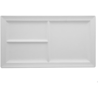 RAK Talíř mělký 39 × 21 cm – trojdílný | RAK-CLRP38IN3