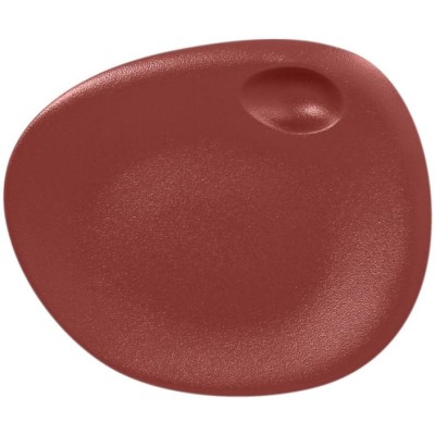 RAK Talíř s důlkem 31 × 26,5 cm, tmavě červená | RAK-NFNBFP32DR