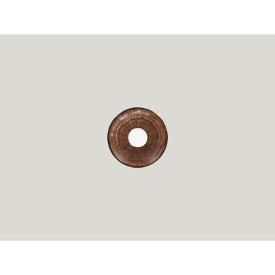 RAK Woodart podšálek pro šálek na espresso RAK-CLCU09 – tmavě hnědá | RAK-WDCLSA13OB