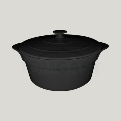 RAK Chef's Fusion hrnec s poklicí pr. 28 cm, černý | RAK-CFRD28BK