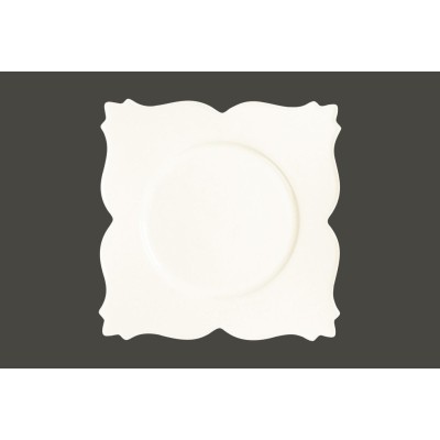 RAK White Gold talíř čtvercový 34 × 34 cm – King | RAK-GDSP34