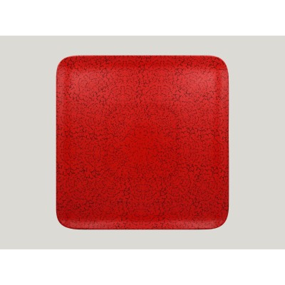 RAK Ruby talíř čtvercový 33 × 33 cm – červená | RAK-RBAUSP33