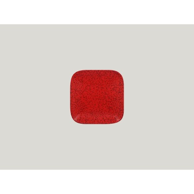 RAK Ruby talíř čtvercový 15 × 15 cm – červená | RAK-RBAUSP15