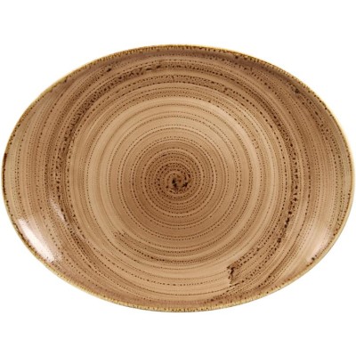 RAK Twirl talíř oválný 36 × 27 cm – shell | RAK-TWNNOP36SH