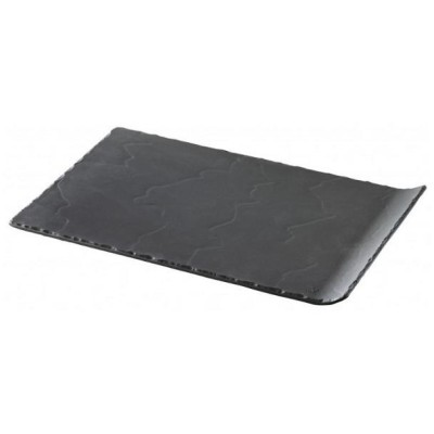 Revol Basalt talíř obdélný zahnutý 33,2 × 20 cm | REV-647783