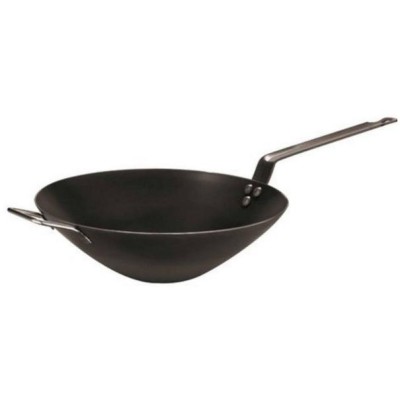 Pánev WOK 40 cm – modrá ocel