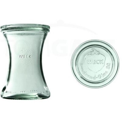 Sklenice WECK Delikates 370 ml s víčkem 6 ks